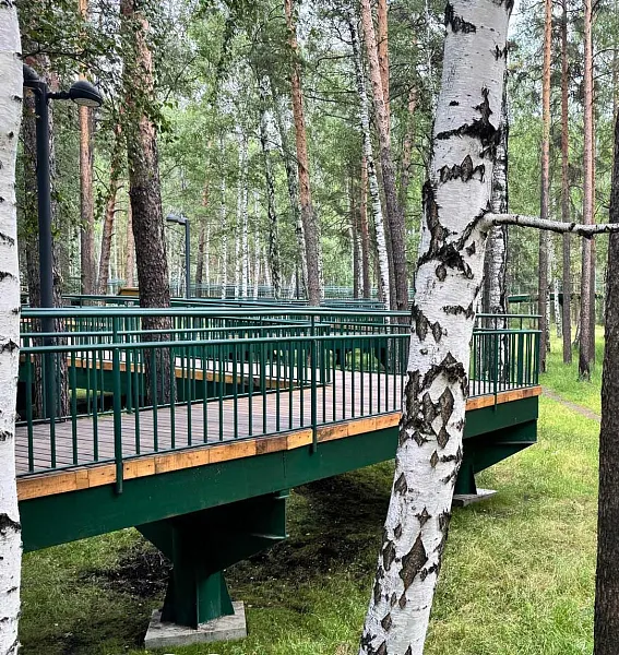 В&nbsp;Заречном округе Свердловской области открыли пешеходную зону с&nbsp;лестницей