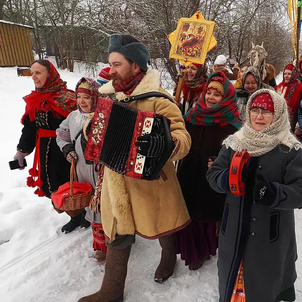 В&nbsp;поселке Усть-Ижора под&nbsp;Петербургом прошли &laquo;Рождественские гуляния&raquo;
