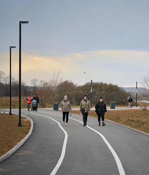 В&nbsp;Ачинске Красноярского края благоустроили набережную реки Чулым