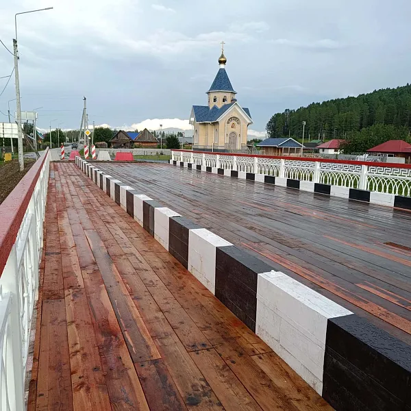 В&nbsp;Республике Алтай до&nbsp;осени завершат ремонт моста через реку Ыныргу