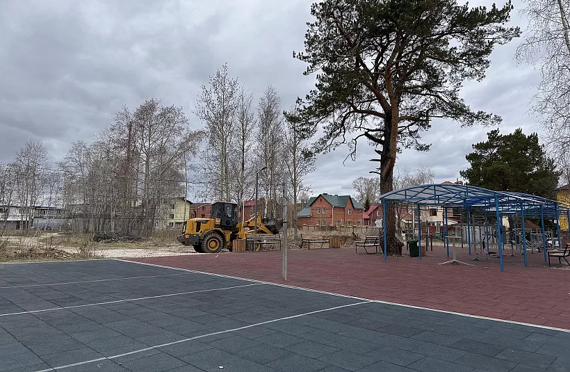 В&nbsp;Сургуте приступили к&nbsp;благоустройству парка на&nbsp;улице Республики