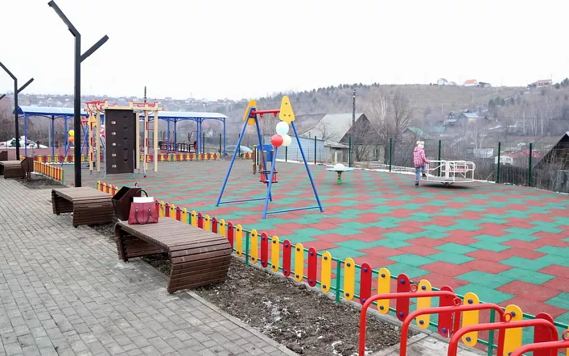 В&nbsp;Горно-Алтайске открыли детскую спортивную площадку