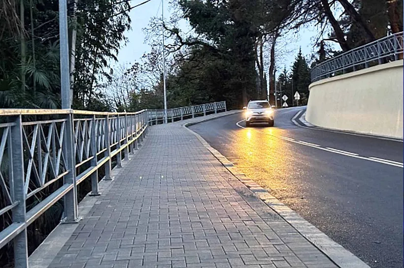 В&nbsp;Сочи обновили дорогу на&nbsp;пересечении улиц Гагарина и&nbsp;Егорова