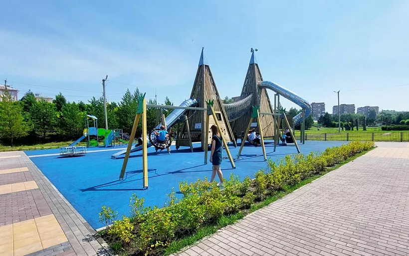 В&nbsp;Кузбассе за&nbsp;год благоустроят 221&nbsp;двор