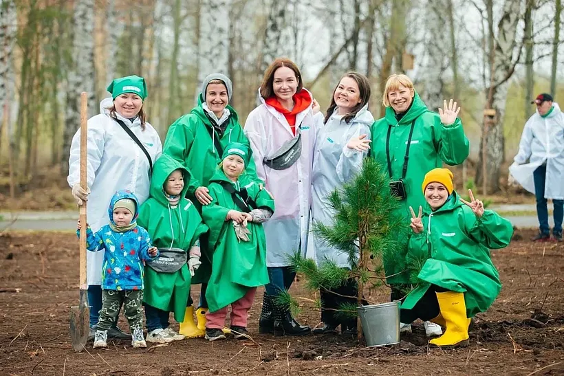 В&nbsp;нижнекамском парке &laquo;Семья&raquo; в&nbsp;Татарстане высадили 800&nbsp;кедров