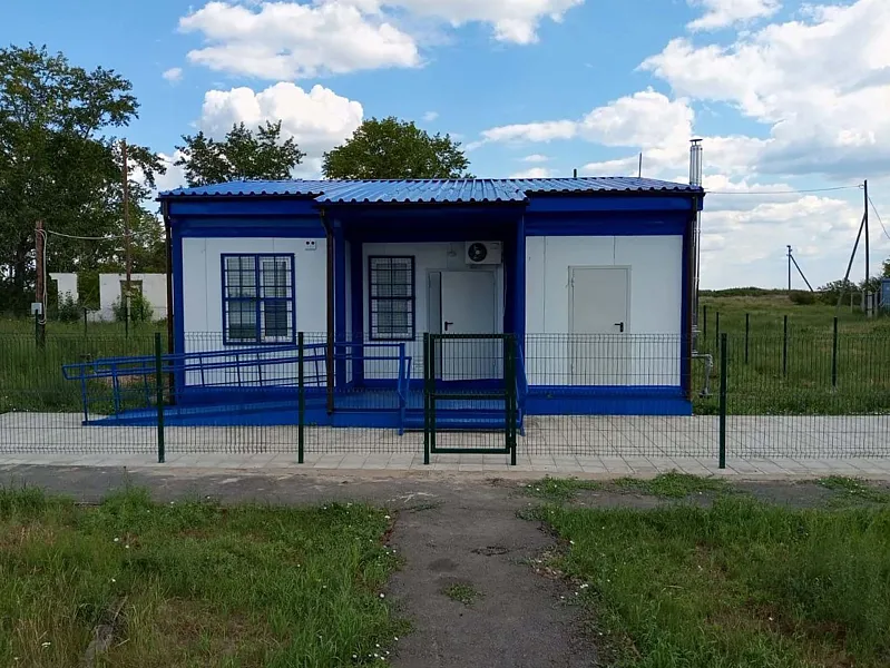 Модульный медицинский пункт установили в&nbsp;селе Золотом Курганской области