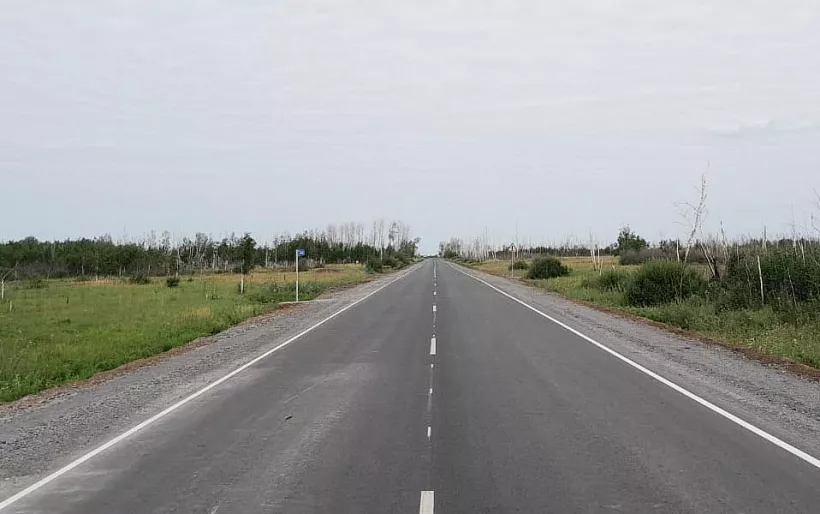В&nbsp;Омской области отремонтировали участок дороги Называевск&nbsp;&mdash; Исилькуль