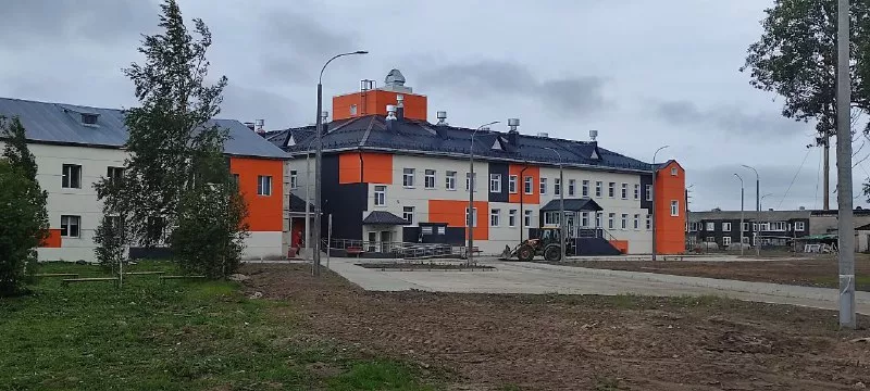В&nbsp;архангельском городе Мезень завершается строительство поликлиники
