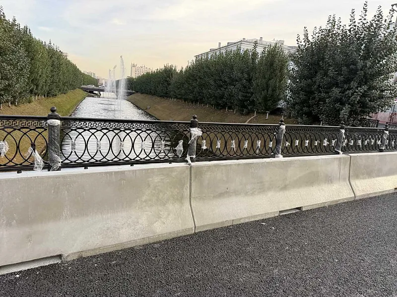 В&nbsp;Казани близится к&nbsp;завершению ремонт моста через канал Булак
