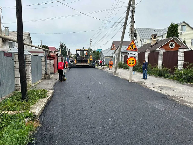 Ремонт дороги на&nbsp;улице Пришвина в&nbsp;Липецке подходит к&nbsp;концу