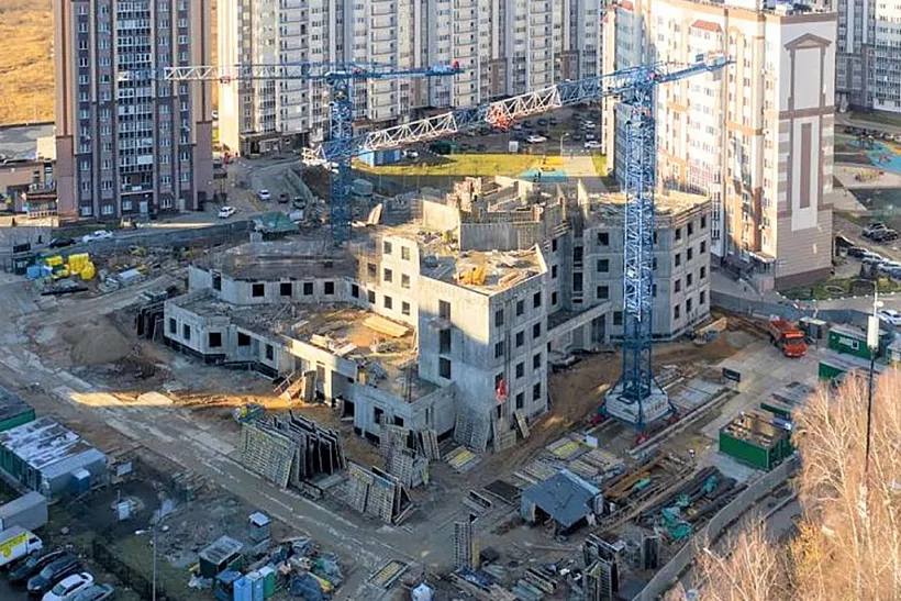 Строительство новой поликлиники в&nbsp;Домодедове идет с&nbsp;опережением графика