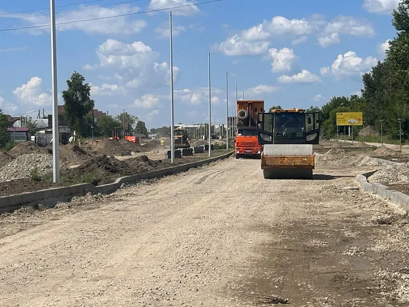 Ремонт Комсомольского проспекта в&nbsp;городе Усолье-Сибирском завершат осенью