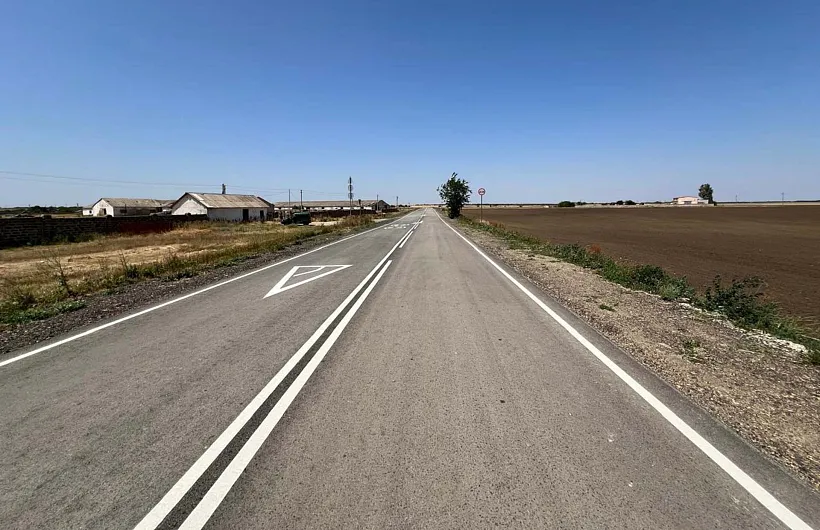 В&nbsp;Крыму завершается ремонт участка дороги от&nbsp;села Выпасного
