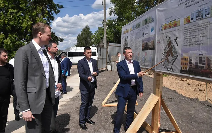 В&nbsp;городе Касимове Рязанской области возводят новую школу