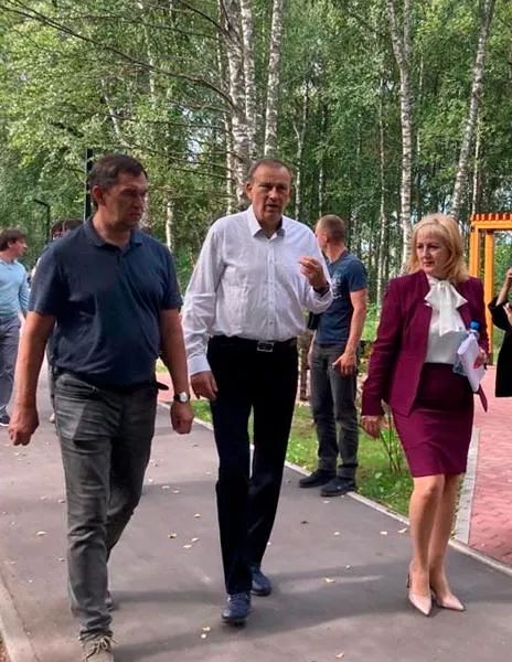 В&nbsp;городе Сясьстрое Ленобласти открыли новую общественную территорию