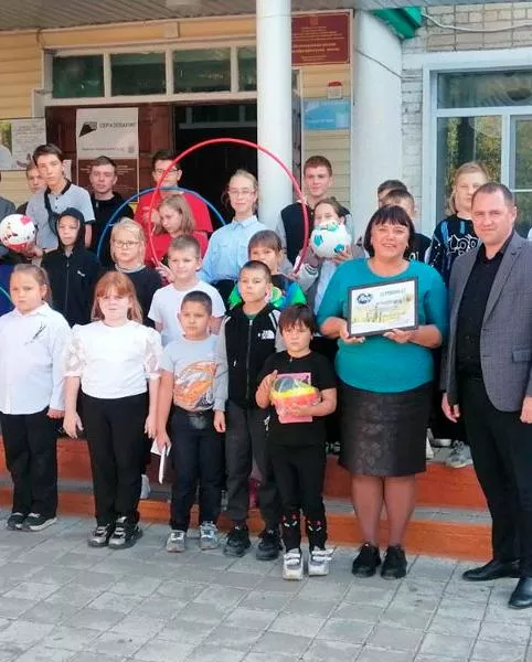 В&nbsp;школы Белгородской области поступил новый спортинвентарь