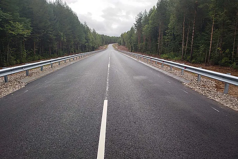 В&nbsp;Кировской области завершается реконструкция дороги Вазюк&nbsp;&mdash; Опарино