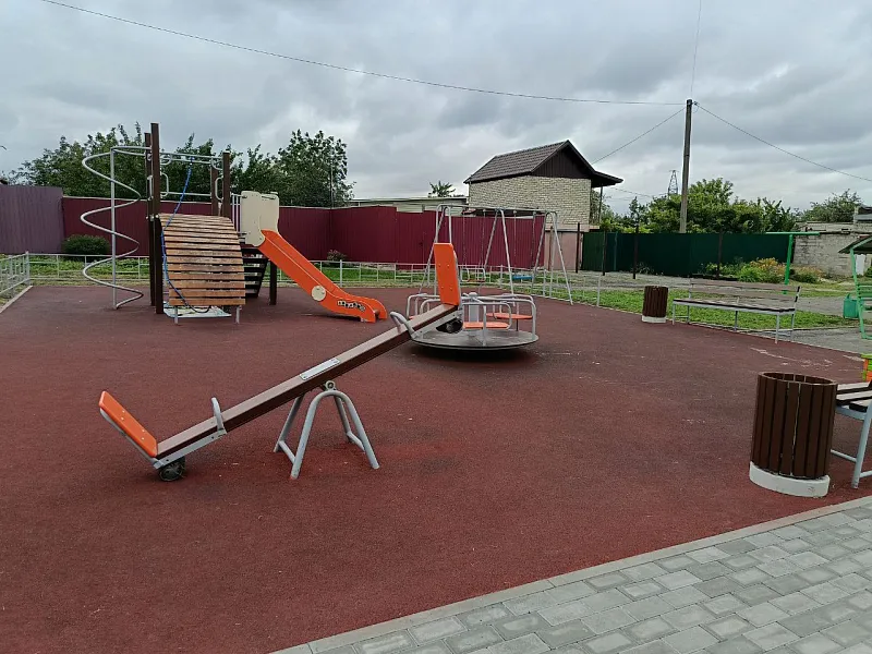 В&nbsp;Губкине Белгородской области обустроили еще&nbsp;одну детскую площадку