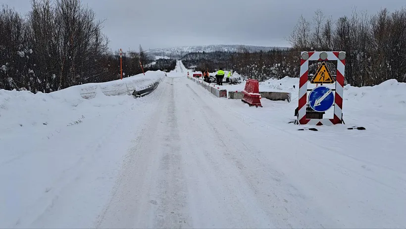В&nbsp;Мурманской области начался ремонт моста на&nbsp;дороге Кола&nbsp;&mdash; Серебрянские ГЭС