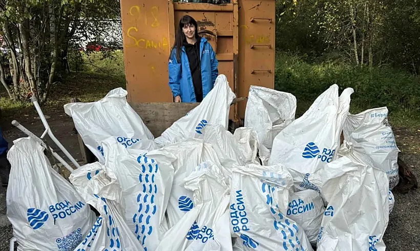 В&nbsp;Петрозаводске на&nbsp;берегу Неглинки собрали более 20&nbsp;мешков мусора