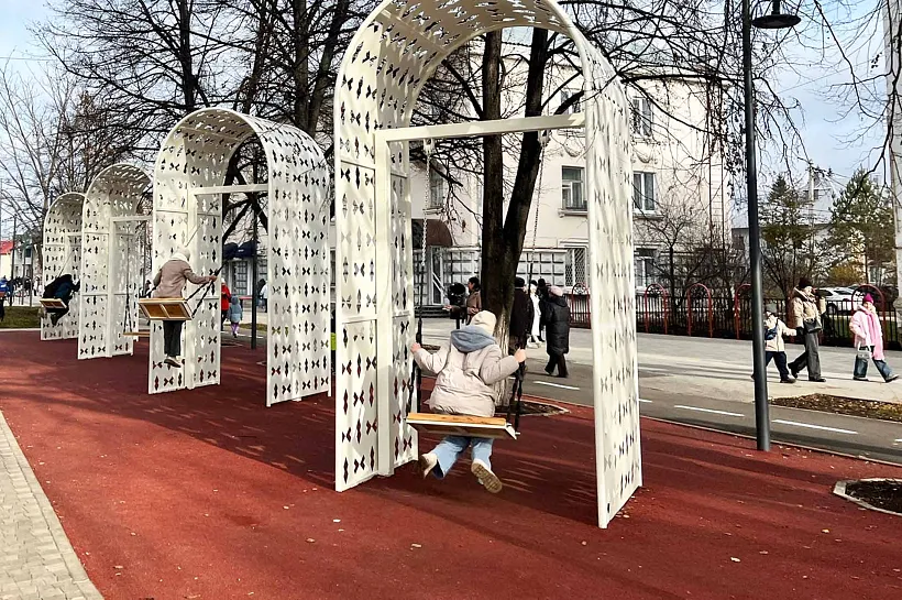 В&nbsp;Салавате благоустроили площадь Ленина и&nbsp;улицу Первомайскую