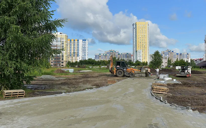 В&nbsp;Барнауле пространство за&nbsp;ТРЦ &laquo;Европа&raquo; благоустроят к&nbsp;середине ноября