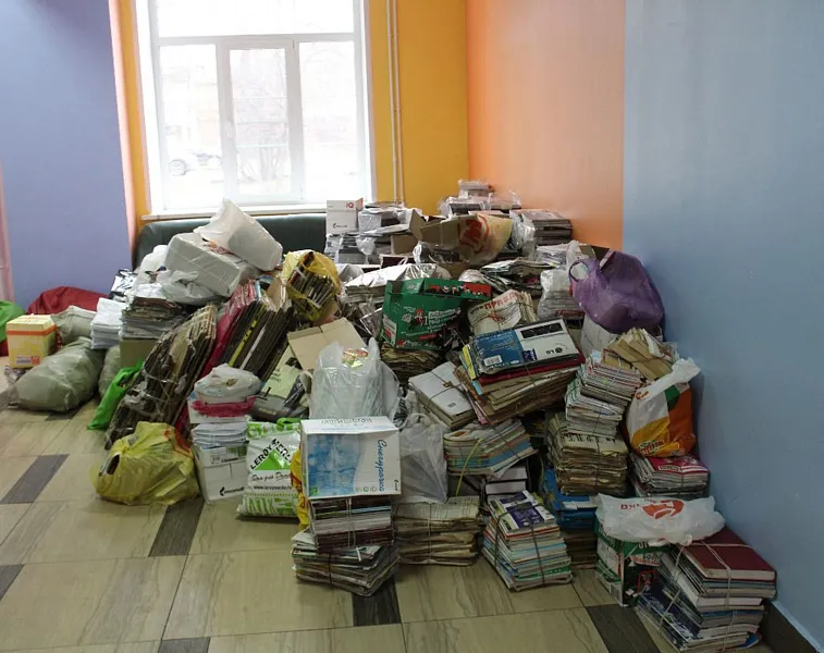 Школьники и&nbsp;педагоги Чувашской Республики собрали почти 50&nbsp;тонн макулатуры