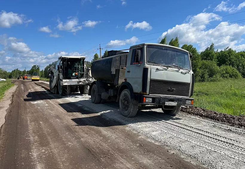 В&nbsp;Ивановской области дорогу улучшают с&nbsp;опережением графика