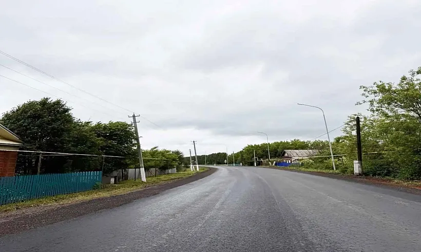 В&nbsp;Татарстане отремонтировали участок автодороги Агрыз&nbsp;&mdash; Красный Бор
