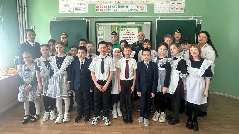В&nbsp;Татарстане сотрудники лесничества провели урок для&nbsp;школьников