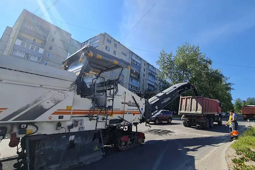 В&nbsp;Петрозаводске асфальтируют магистраль на&nbsp;улице Ключевой и&nbsp;тротуары на&nbsp;Кра