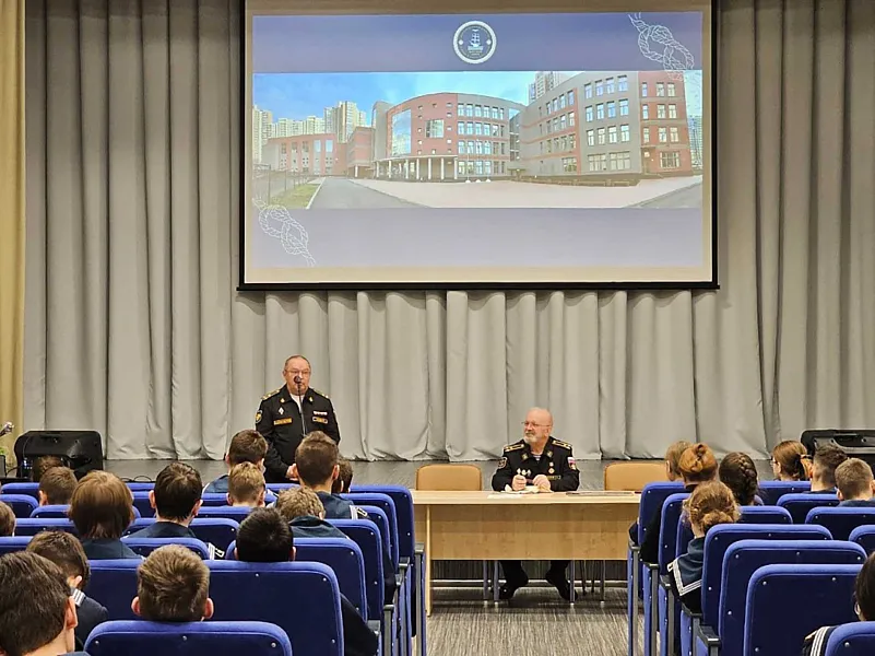 Петербургские кадеты встретились с&nbsp;ветеранами ВМФ