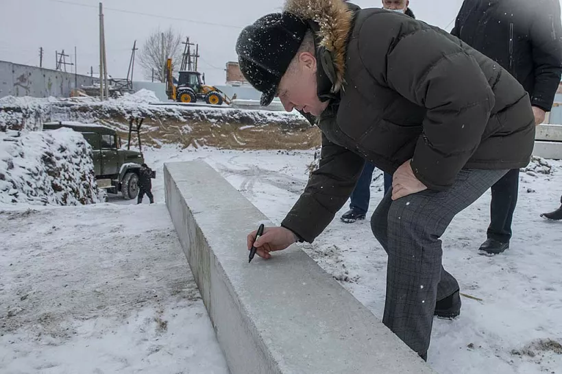 В&nbsp;омском селе начали строительство корпуса дома-интерната