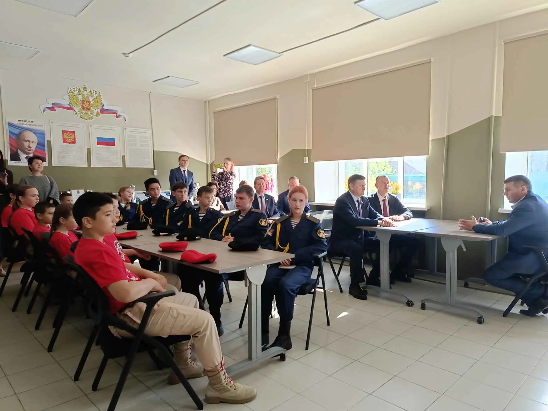 В&nbsp;Упорове Тюменской области открыли класс военно‑патриотического воспитания