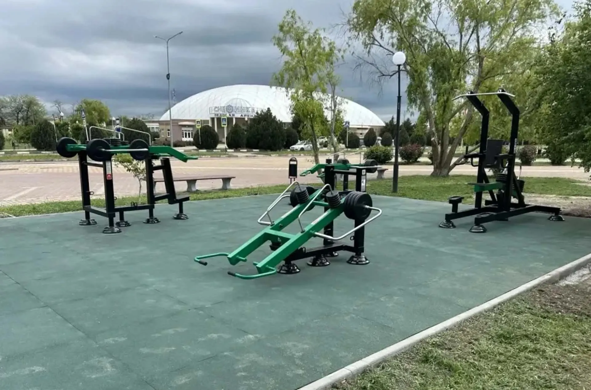 В&nbsp;Ейском районе Краснодарского края построили площадку для&nbsp;сдачи норм ГТО