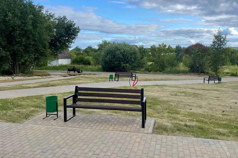 В&nbsp;Добрянском округе Прикамья завершают благоустройство сквера им. Пелиха