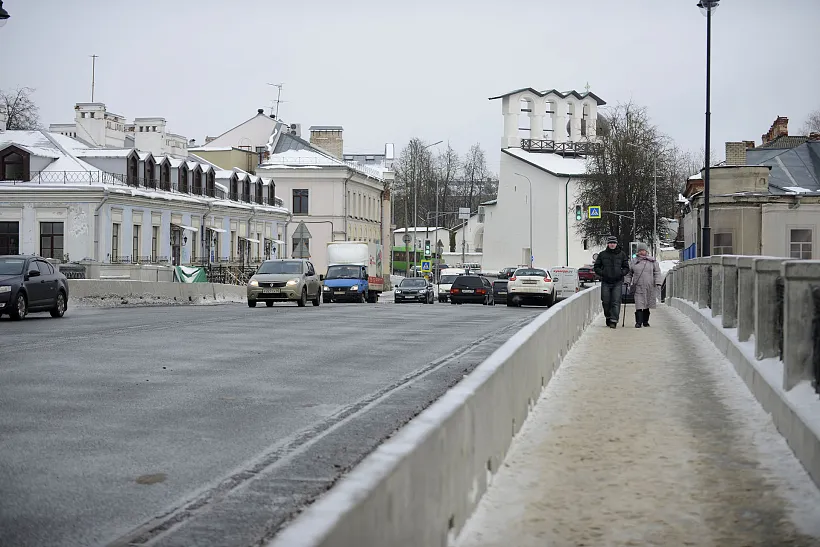 В&nbsp;Пскове продолжат реконструкцию Троицкого моста по&nbsp;нацпроекту