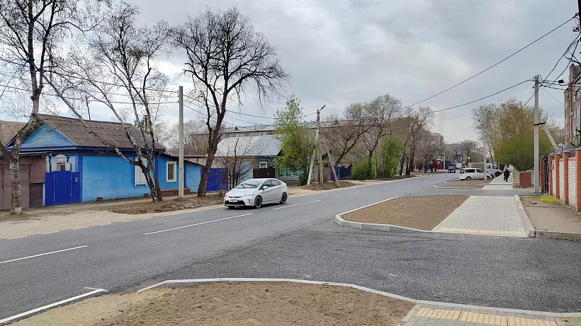В&nbsp;городе Благовещенске Амурской области отремонтировали улицу Тенистую