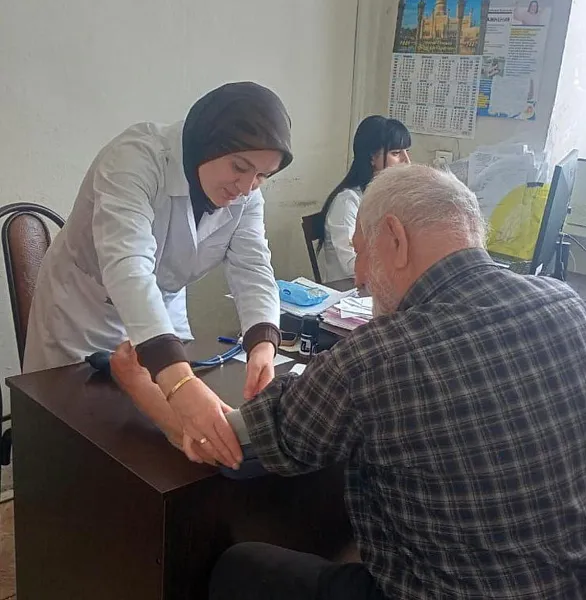 Пенсионеры села Ахты в&nbsp;Дагестане прошли медосмотры в&nbsp;районной больнице