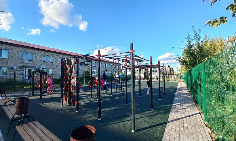 В&nbsp;селе Кошки Самарской области установили новую спортплощадку
