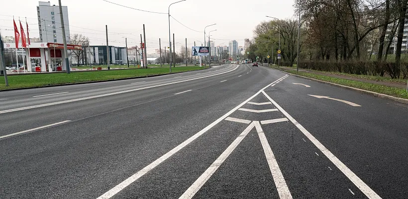 В&nbsp;Санкт-Петербурге завершился ремонт проспекта Стачек