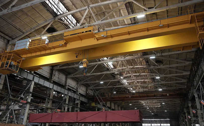 На&nbsp;заводе в&nbsp;Таганроге ввели в&nbsp;эксплуатацию кран грузоподъемностью 50&nbsp;тонн