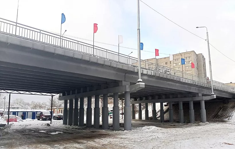 В&nbsp;Александрове запустили движение по&nbsp;мосту в&nbsp;Красном переулке