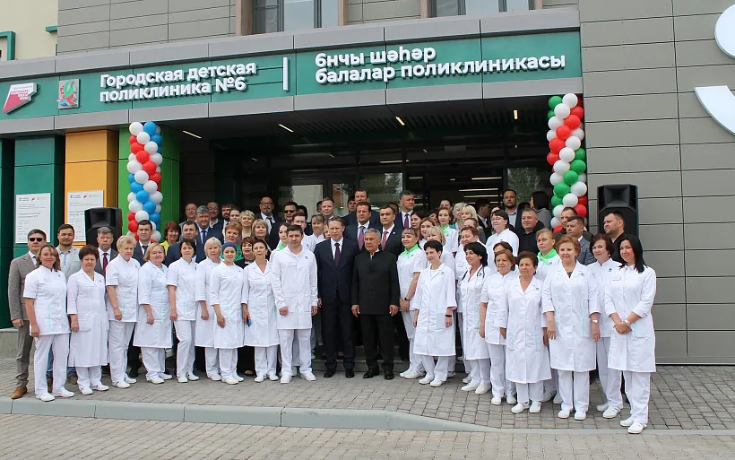 Новую детскую поликлинику открыли в&nbsp;татарском поселке Дербышки