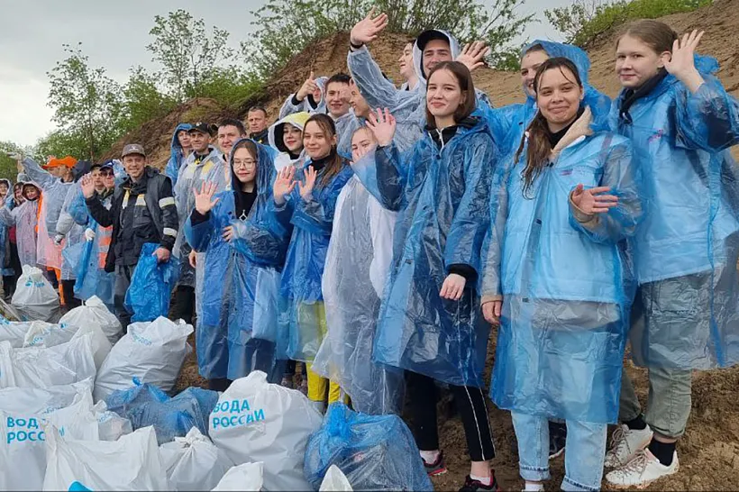 Всероссийская акция &laquo;Вода России&raquo; прошла на&nbsp;острове Казачьем под&nbsp;Саратовом