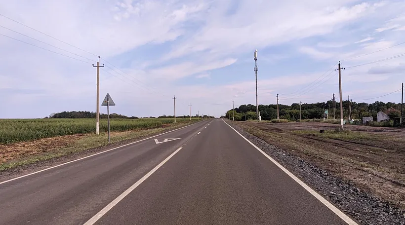 На&nbsp;Белгородчине улучшили участок дороги через село Бубново