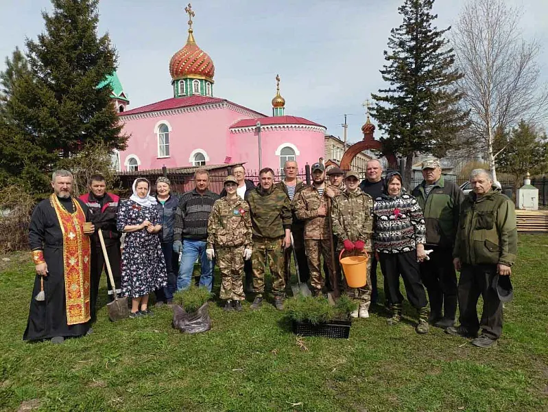 В&nbsp;городе Тайга прошла акция &laquo;Сад памяти&raquo;