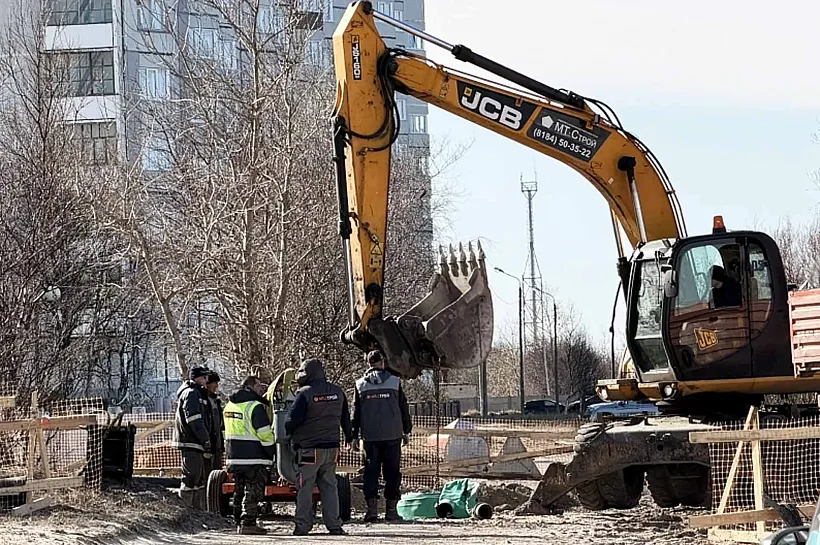 В&nbsp;Северодвинске возобновили благоустройство набережной имени Зрячева