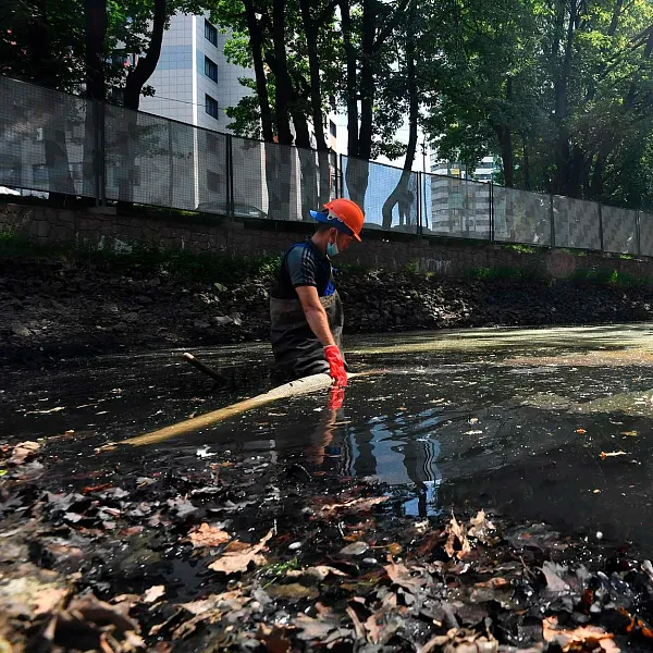 В&nbsp;Белгородской области приступили к&nbsp;очистке водоемов