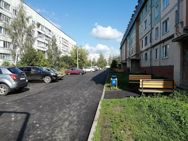 В&nbsp;поселке Чернь Тульской области завершился ремонт дворов
